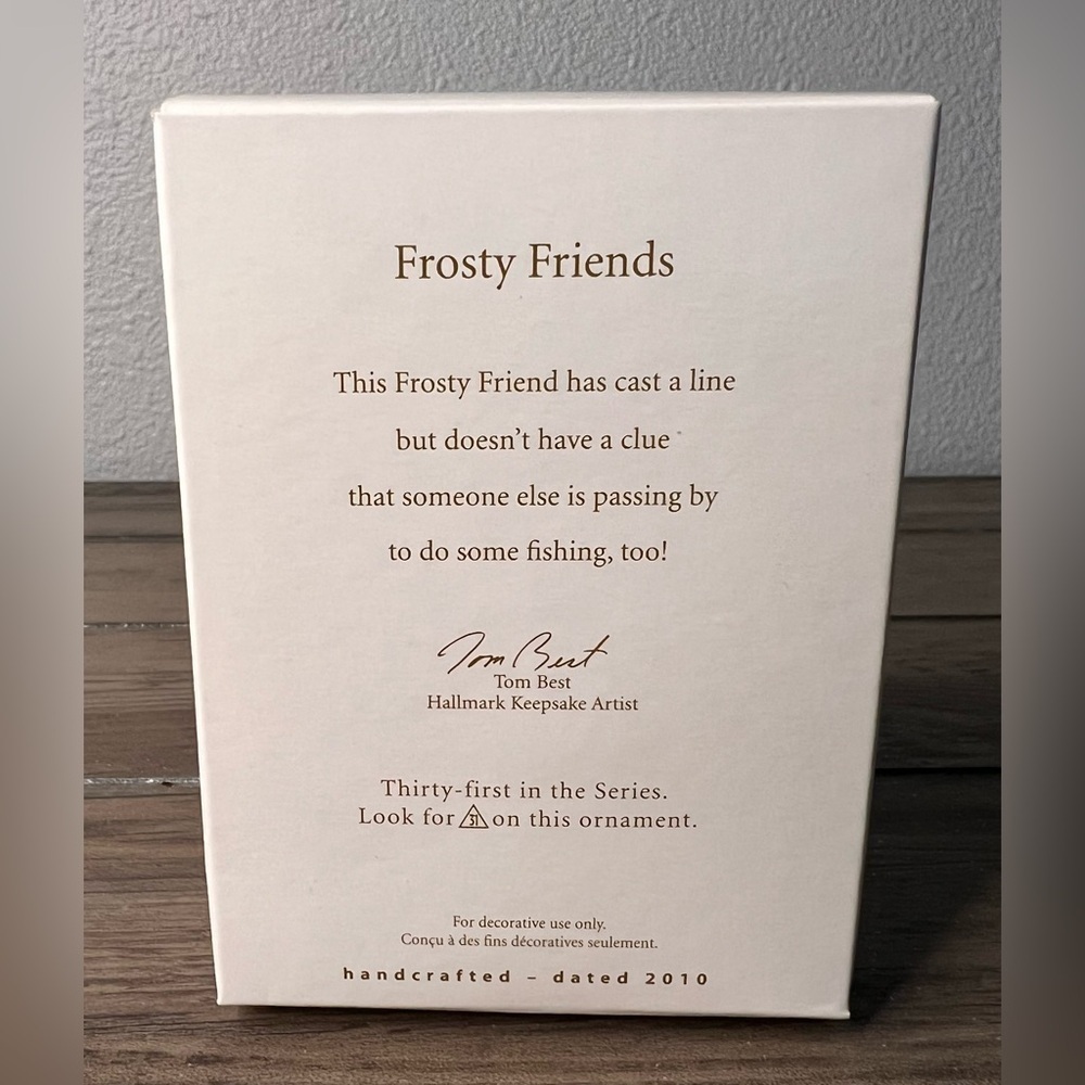 Hallmark NEW 2010 “Frosty Friends” Christmas Ornament 31st in the series - Picture 11 of 11